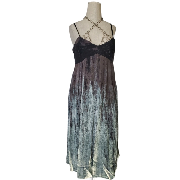Anthropologie Dresses & Skirts - Anthropologie Midlength Strappy Summer Watercolor Dress